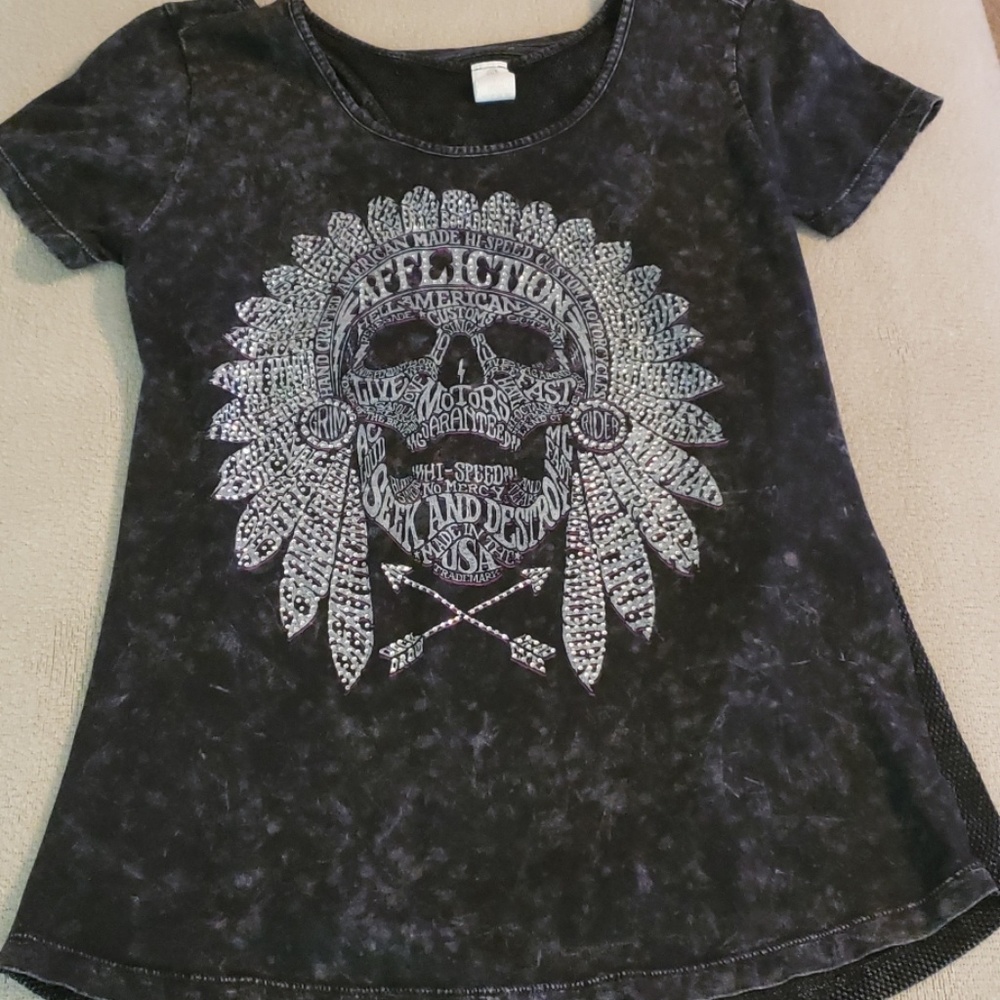 Womens affliction shirt